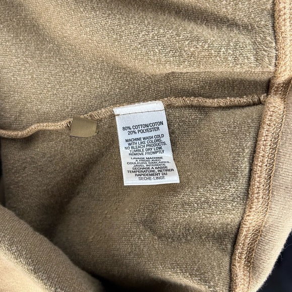 Women’s Juicy Couture Tan Velour Cotton Long Sleeve Jacket Designer Size Large - Picture 4 of 4